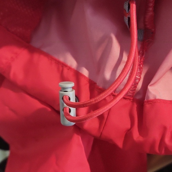 Columbia Jacket Switchback Red Lightweight Windbreaker HoodWater Repellent Sz M - Picture 12 of 12